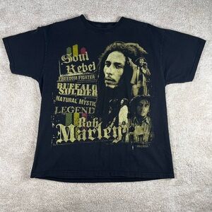 Bob Marley Soul Rebel Graphic T-Shirt | Official Licensed Reggae Band Tee
